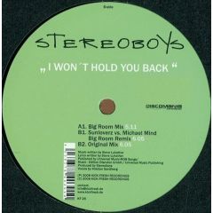 Stereoboys - Stereoboys - I Won't Hold You Back - Kick Fresh