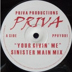 Priva - Priva - Your Givin Me - Ppy 001