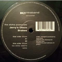 The Aloha Pussycats - The Aloha Pussycats - Jerry's Disco Brakes - Kontraband