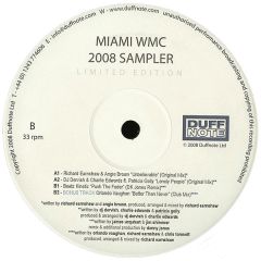 Various Artists - Various Artists - Miami Wmc 2008 Sampler - Duffnote Recordings