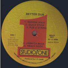 Unknown Artist - Unknown Artist - Better Dub - Studio One