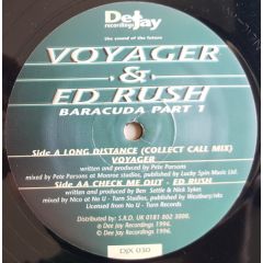 Voyager & Ed Rush - Voyager & Ed Rush - Baracuda Part 1 - Dee Jay Recordings