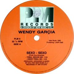Wendy Garcia - Wendy Garcia - Sexo - Sexo - PLM Records