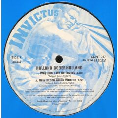 Holland Dozier Holland - Holland Dozier Holland - Why Cant We/New Breed/Dont - Invictus