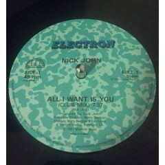 Nick John - Nick John - All I Want Is You - Electron