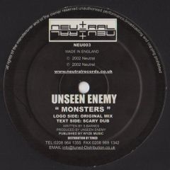 Unseen Enemy - Unseen Enemy - Monsters - Neutral