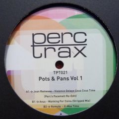 Various Artists - Various Artists - Pots & Pans (Volume 1) - Perc Trax