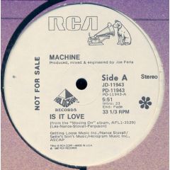 Machine - Machine - Is It Love - RCA