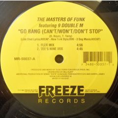 The Masters Of Funk - The Masters Of Funk - Go Bang - Freeze