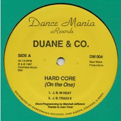 Duane & Co - Duane & Co - Hardcore (On The One) - Dance Mania