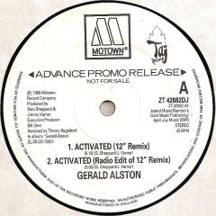 Gerald Alston - Gerald Alston - Activated - Motown