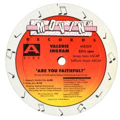 Valerie Ingram - Valerie Ingram - Are You Faithful? - Movin' Records