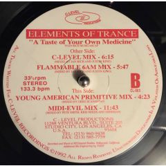 Elements Of Trance - Elements Of Trance - A Taste Of Your Own Medicine - C Level