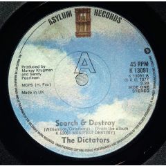 The Dictators - The Dictators - Search & Destroy - Asylum Records