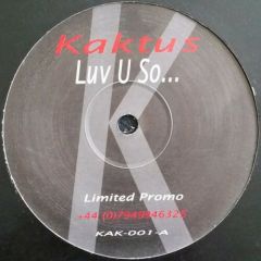 Kaktus - Kaktus - Luv U So - Kak 1