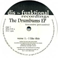 Steve Mac & Yousef - Steve Mac & Yousef - The Drumbums EP - Dis-Funktional Recordings