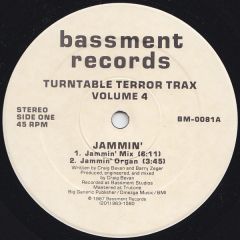 Turntable Terror Trax - Turntable Terror Trax - Volume 4 - Bassment Records