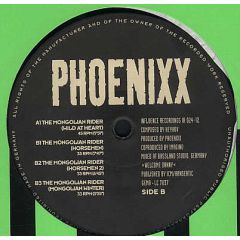 Phoenixx - Phoenixx - The Mongolian Rider - Influence Recordings