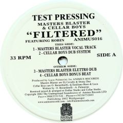 Master Blaster & Cellar Boys - Master Blaster & Cellar Boys - Filtered - Animus Records