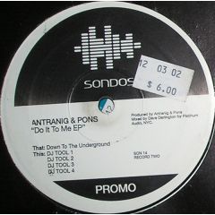 Antranig & Pons - Antranig & Pons - Do It To Me EP - Sondos