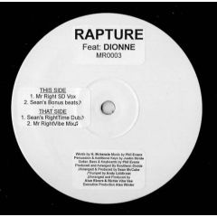 Rapture Ft Dionne - Rapture Ft Dionne - Mr Right - Mountain