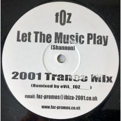 Shannon - Shannon - Let The Music Play (2001 Trance Mix) - Not On Label
