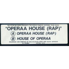  Malcolm Mclaren Presents The World's Famous Supre -  Malcolm Mclaren Presents The World's Famous Supre - Operaa House (Rap) - Virgin