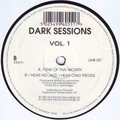 Dark Sessions - Dark Sessions - Vol. 1 - Limbo records