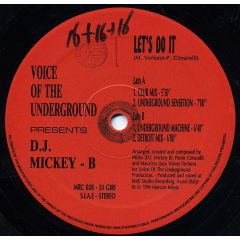 Voice Of The Underground - Voice Of The Underground - Let's Do It - Marcon