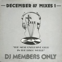 Various Artists - Various Artists - December 87 - Mixes 1 - DMC
