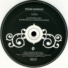 Petar Dundov - Petar Dundov - Oasis - Music Man Records