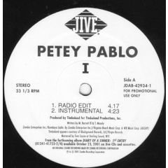Petey Pablo - Petey Pablo - I - Jive