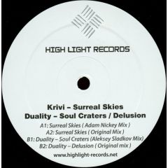 Krivi / Duality - Krivi / Duality - Surreal Skies / Soul Craters - Digital Only