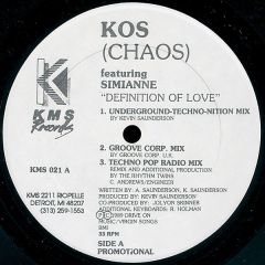 Kos (Chaos) Featuring Simianne - Kos (Chaos) Featuring Simianne - Definition Of Love - KMS