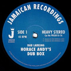 Horace Andy - Horace Andy - Dub Box - Jamaican Recordings