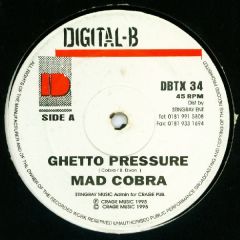 Mad Cobra - Mad Cobra - Ghetto Pressure - Digital-B