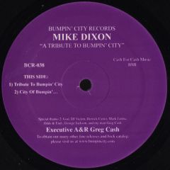Mike Dixon - Mike Dixon - A Tribute To Bumpin City - Bumpin City