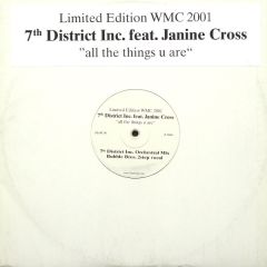 7th District Feat Janine Cross - 7th District Feat Janine Cross - All The Things U Are - Ministry Of Music