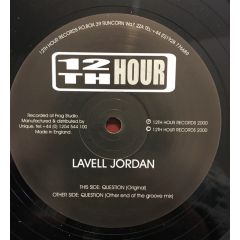 Lavell Jordan  - Lavell Jordan  - Question - 12th Hour