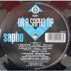 Sapho Records Present - Sapho Records Present - On A Sapho Tip Volume 1 - Sapho