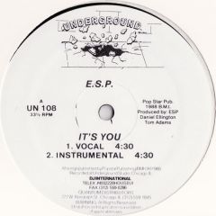 ESP - ESP - It's You - Underground