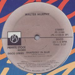 Walter Murphy - Walter Murphy - Rhapsody In Blue - Private Stock