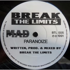 Break The Limits - Break The Limits - Paranoize / The Thinker - Break The Limits