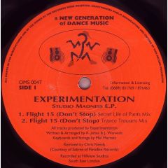 Experimentation - Experimentation - Studio Madness E.P. - Oms Recordings