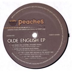 Various Artists - Various Artists - Olde English EP - Peaches Music