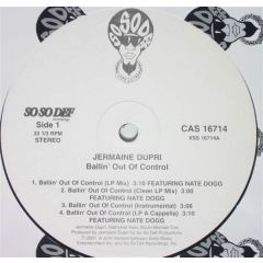 Jermaine Dupri - Jermaine Dupri - Ballin Out Of Control - So So Def