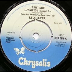 Leo Sayer - Leo Sayer - I Can't Stop Loving You (Though I Try) - Chrysalis