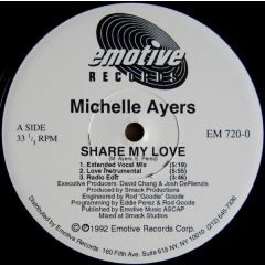 Michelle Ayers - Michelle Ayers - Share My Love - Emotive