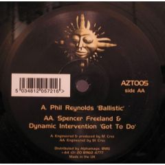 P.Reynolds/S.Freeland - P.Reynolds/S.Freeland - Ballistic/Got To Do - Aztec