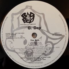 G Dep - G Dep - The Ride - Bad Boy